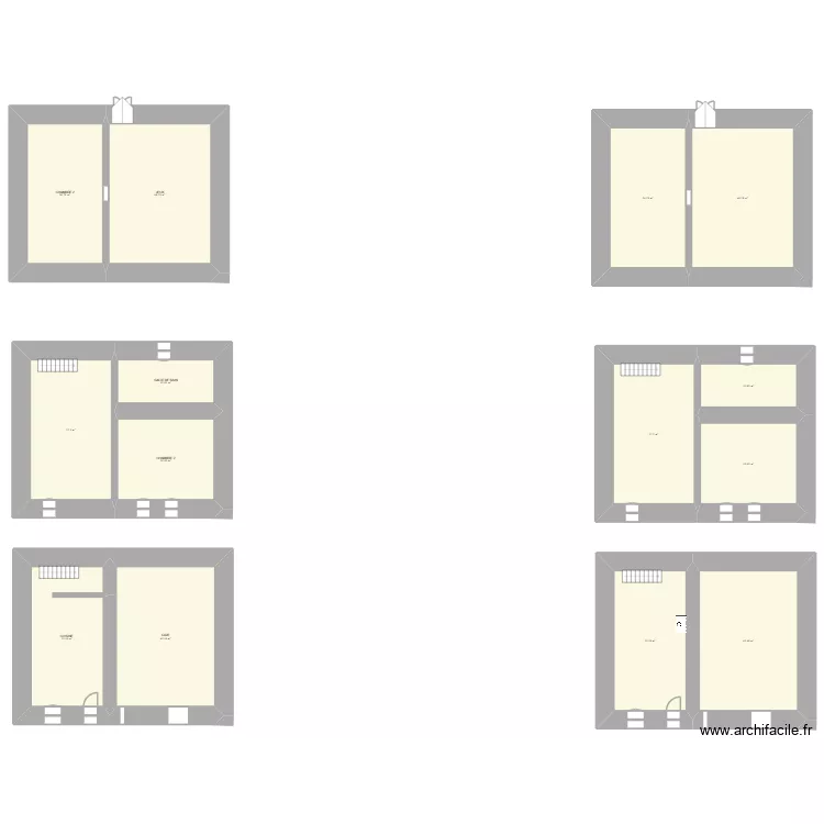 SOURDERIE. Plan de 14  et 473 m²