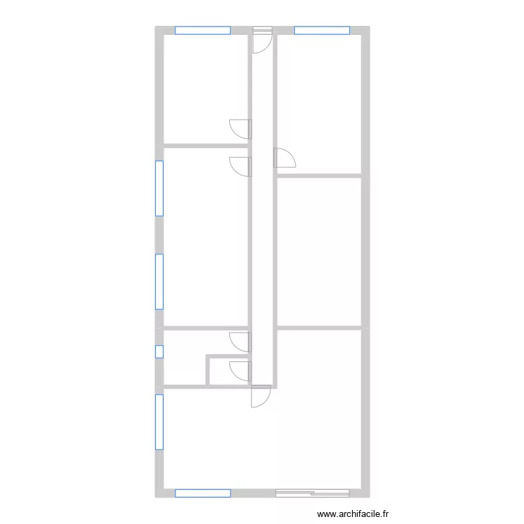 NETTO LE TOUVET. Plan de 