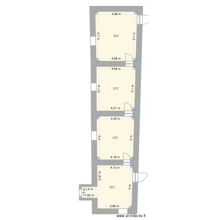 geneva. Plan de 10 pièces et 160 m2