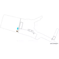 Abri de jardin AVEC TOIT 3D