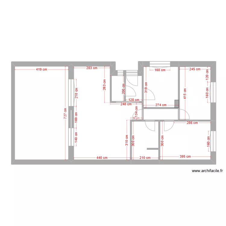 Projet 2 - Cotes - 60 r Saint Louis. Plan de Projet 2 - Cotes - 60 r Saint Louis. Plan de