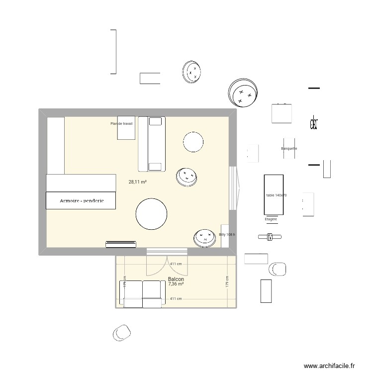 Appart v4. Plan de 0 pièce et 0 m2 Appart v4. Plan de 0 pièce et 0 m2