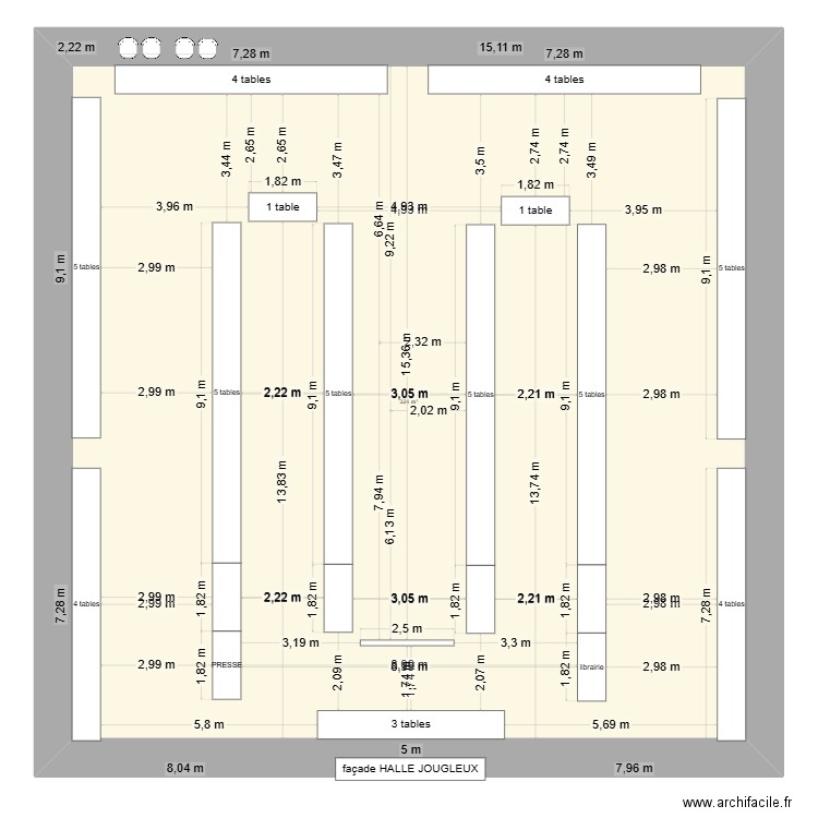 plan Salon. Plan de 1 pièce et 324 m2