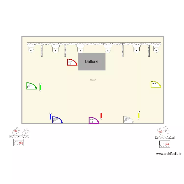 plan de scene 29 aout 2025. Plan de 