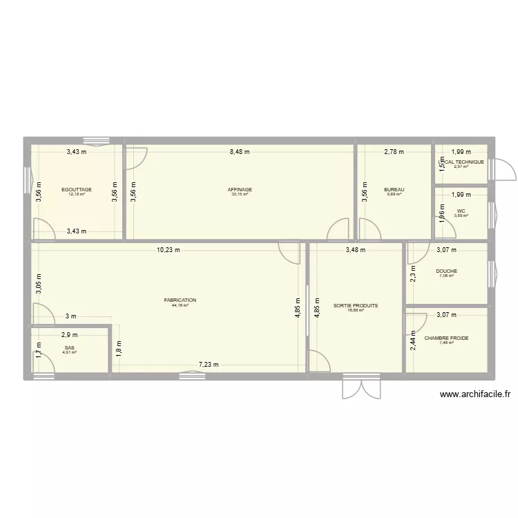 PLAN CORTEGGIANI A. Plan de 