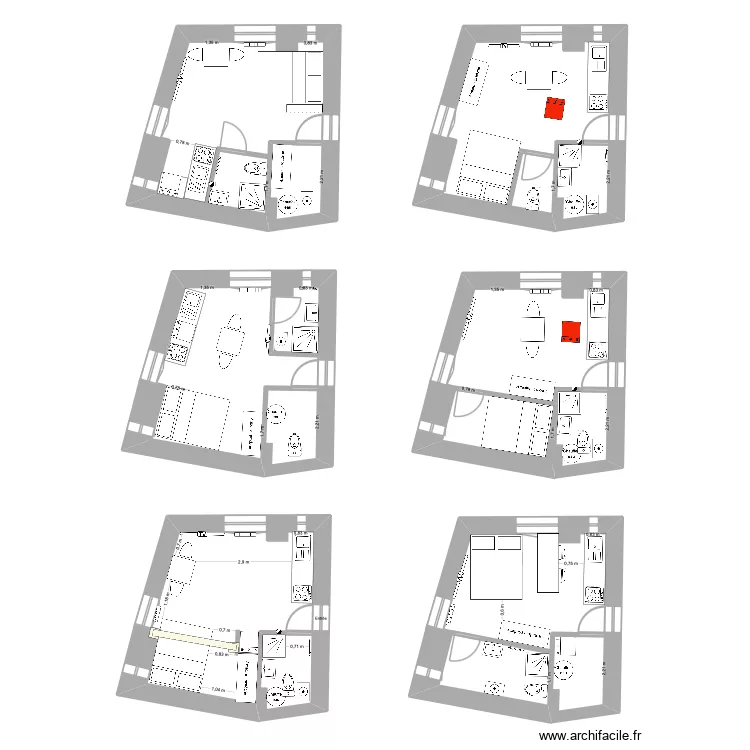 Studio Gadagne. Plan de 