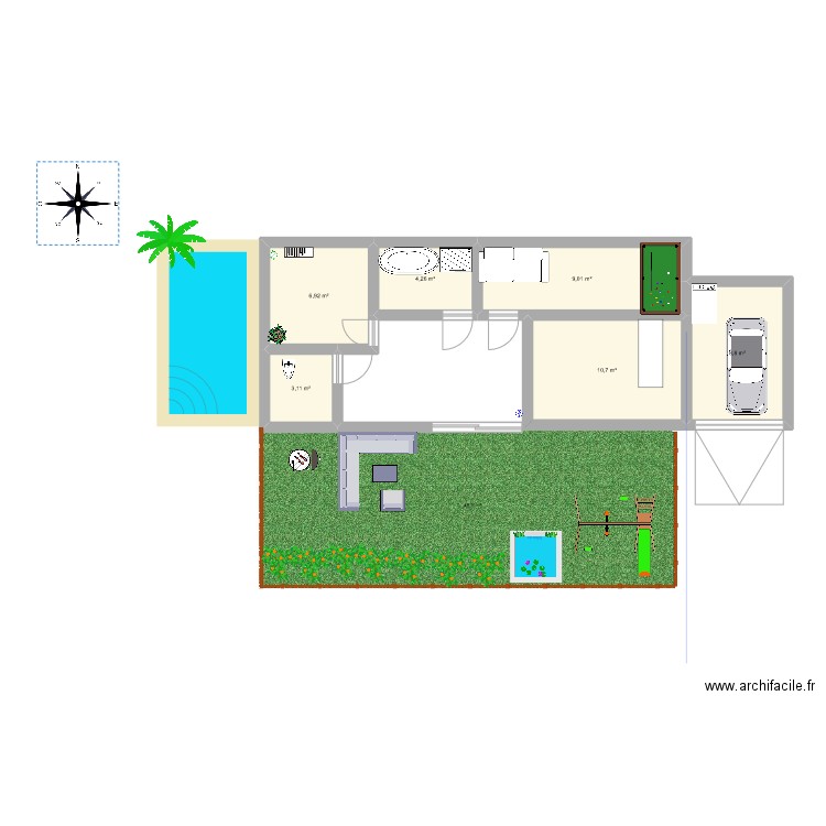 sts. Plan de 0 pièce et 0 m2