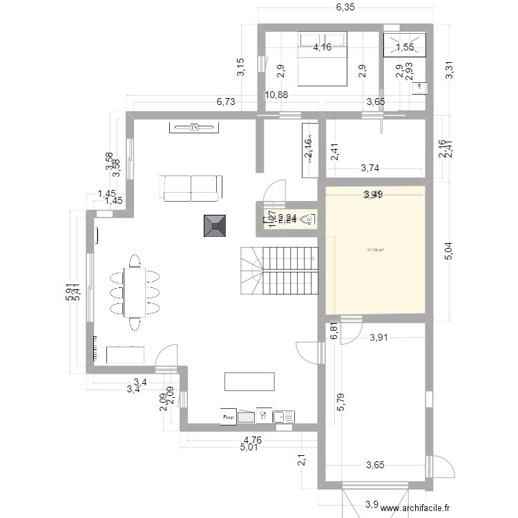 PLAN MAISON . Plan de 0 pièce et 0 m2