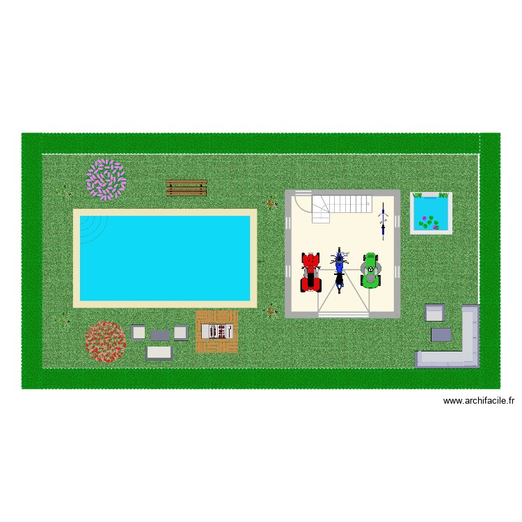 jardin dylan. Plan de 0 pièce et 0 m2