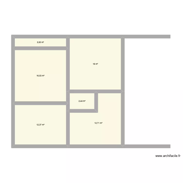 Page 2. Plan de 6  et 62 m²