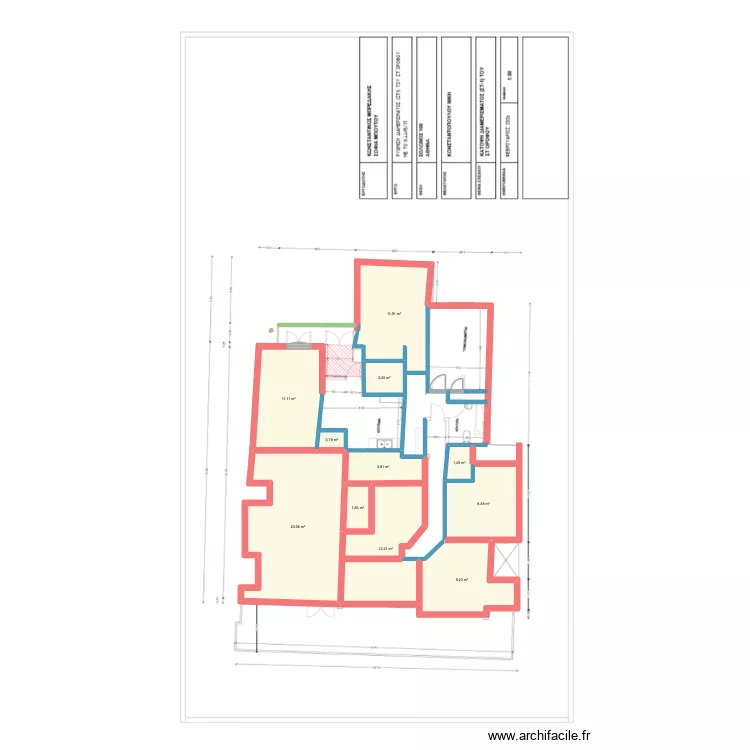 Solonos 100 - 3. Plan de 11 et 86 m² Solonos 100 - 3. Plan de 11 et 86 m²