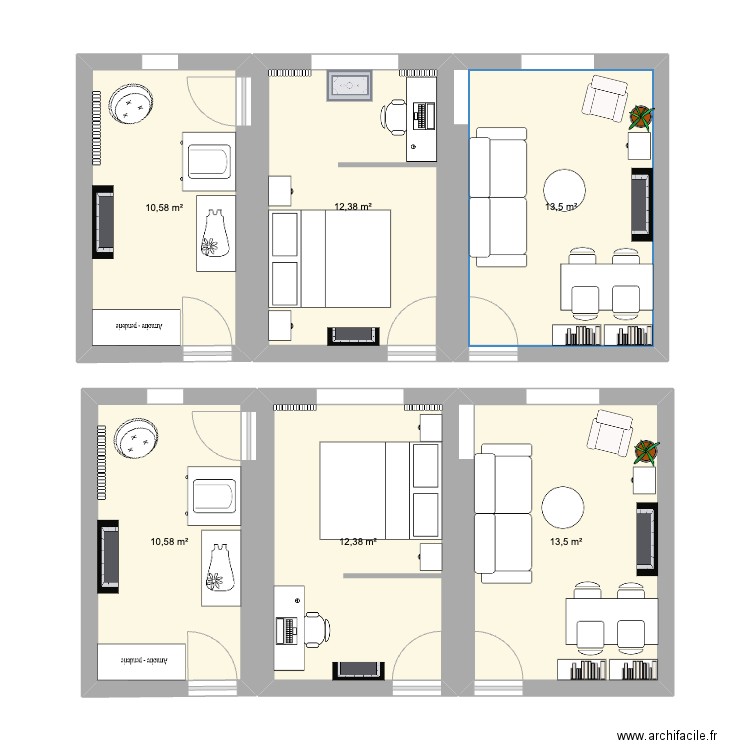 Home 2. Plan de 0 pièce et 0 m2