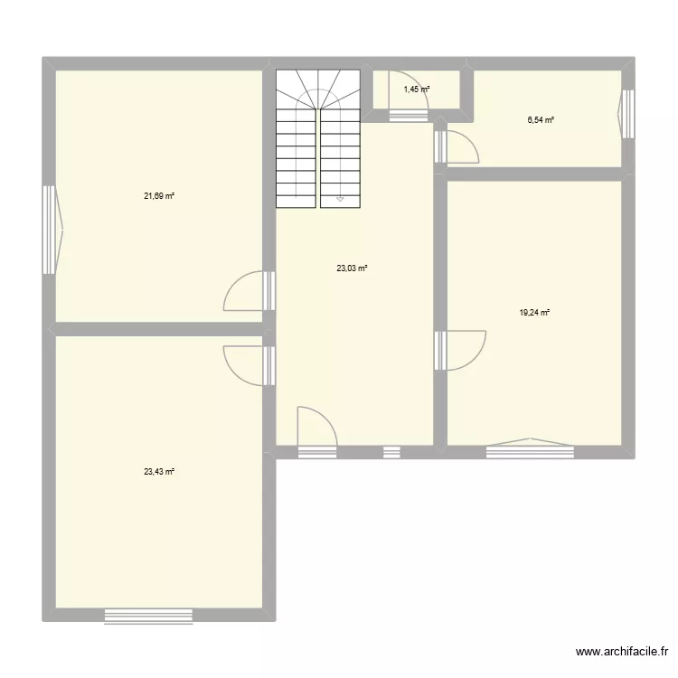 isabelle niveau 1. Plan de 6 Pièces et 95 m² isabelle niveau 1. Plan de 6 Pièces et 95 m²