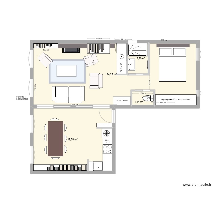 Projet de reve. Plan de 0 pièce et 0 m2