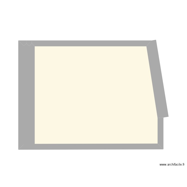 piscine. Plan de 1 pièce et 26 m2