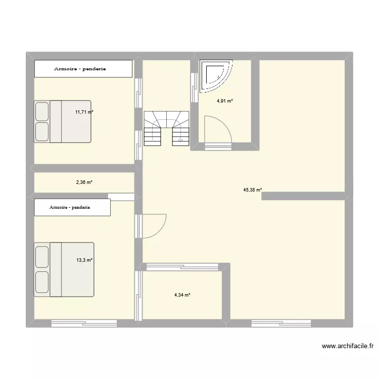 2éme etage ma maison. Plan de 6 et 82 m² 2éme etage ma maison. Plan de 6 et 82 m²