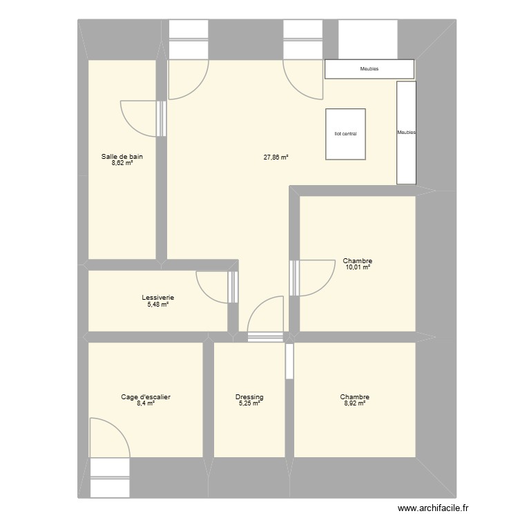 J&eacute;r&eacute;my. Plan de 0 pièce et 0 m2