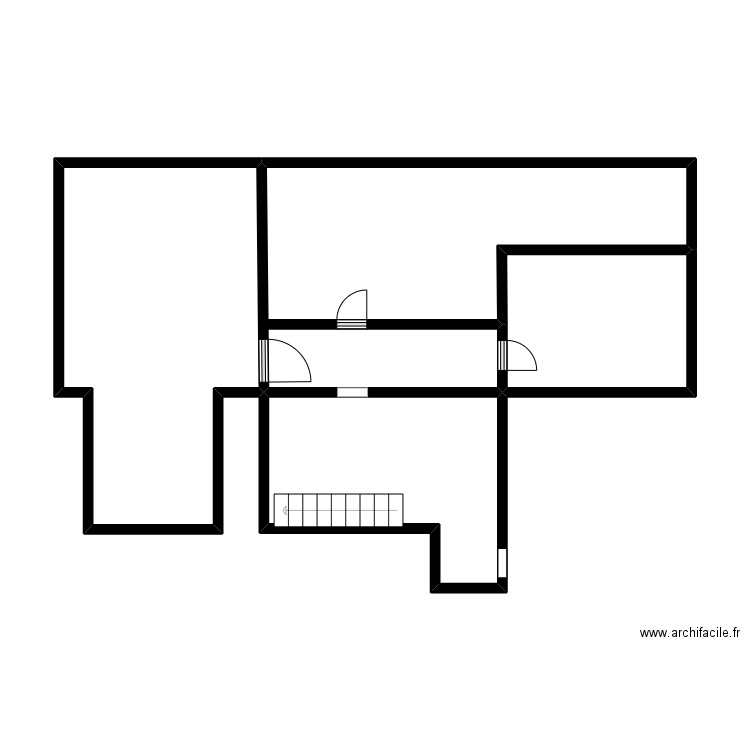 XX????. Plan de 4 pièces et 53 m2