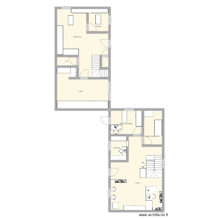 Clinique Charvieu. Plan de 0 pièce et 0 m2