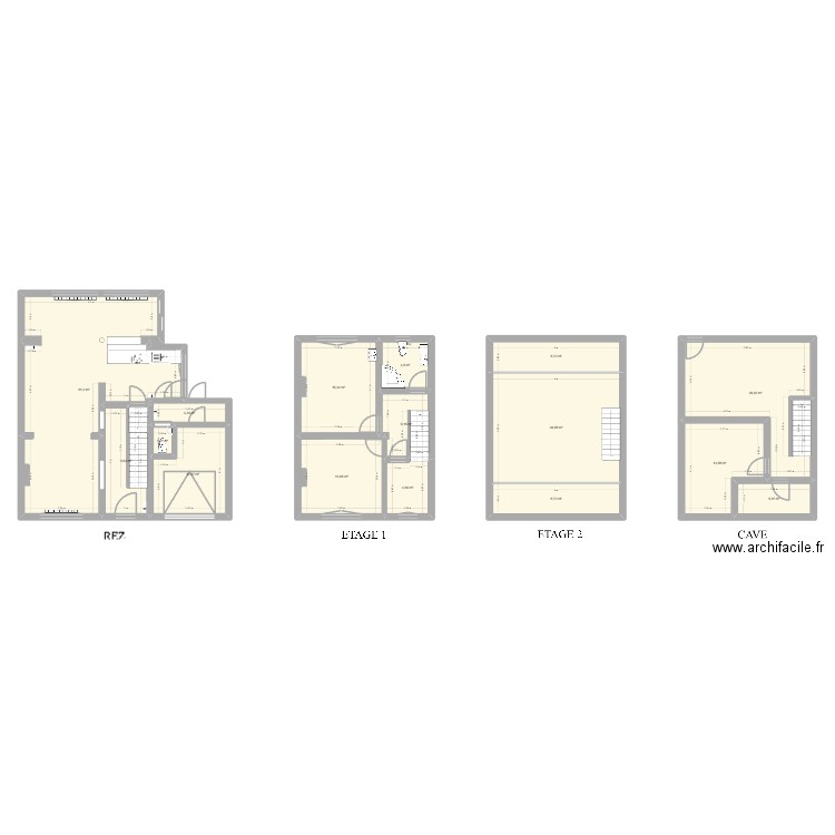 Strepy All. Plan de 16 pièces et 216 m2