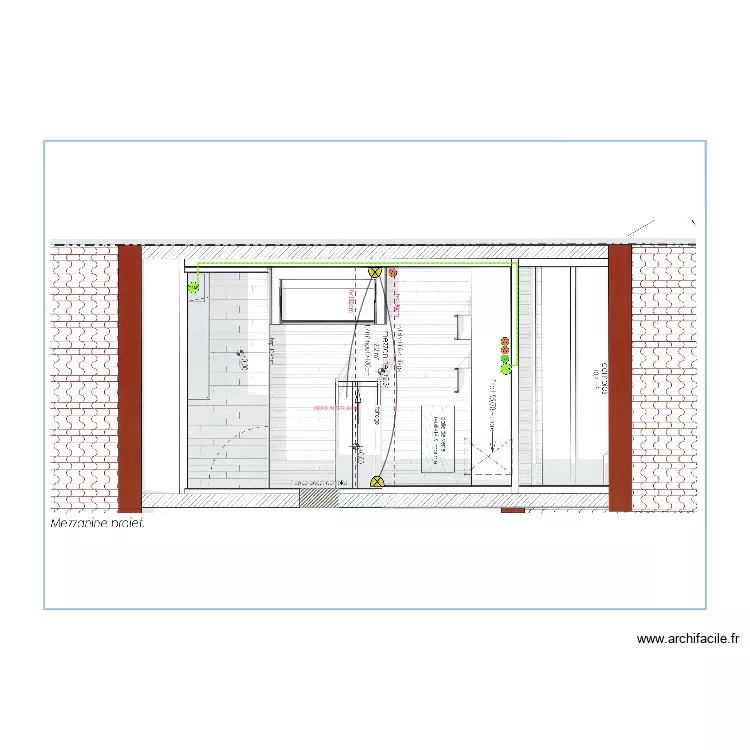 GENSBURGER MEZZANINE. Plan de GENSBURGER MEZZANINE. Plan de
