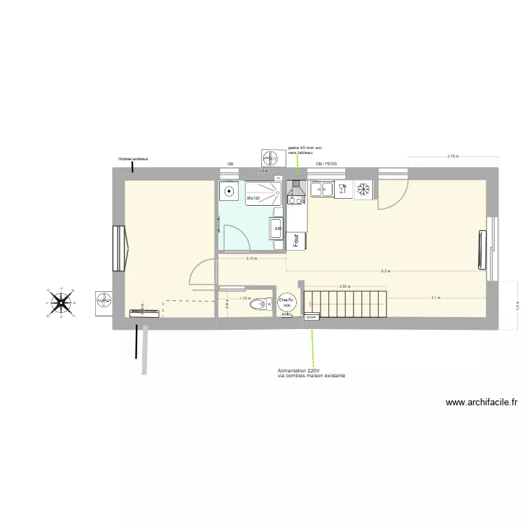 Plan ext Langeot 5. Plan de 