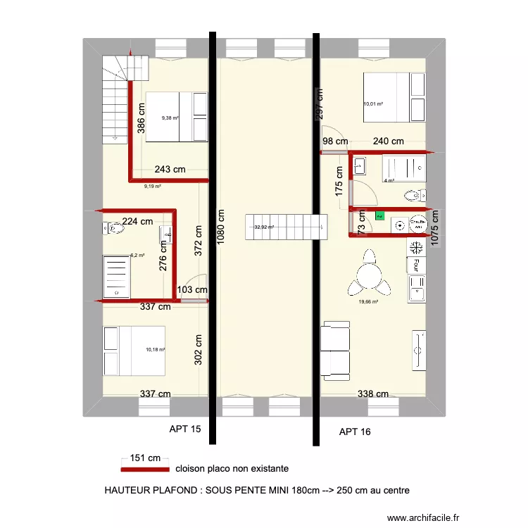 Apt niv 2 Hugues v1. Plan de 