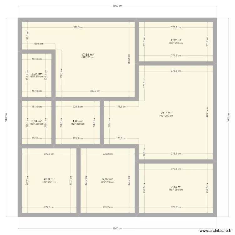 villa nena 4pmb. Plan de 