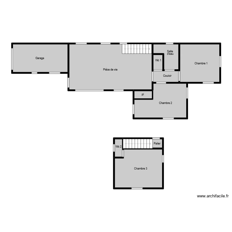 Lebret base. Plan de 11 et 82 m² Lebret base. Plan de 11 et 82 m²