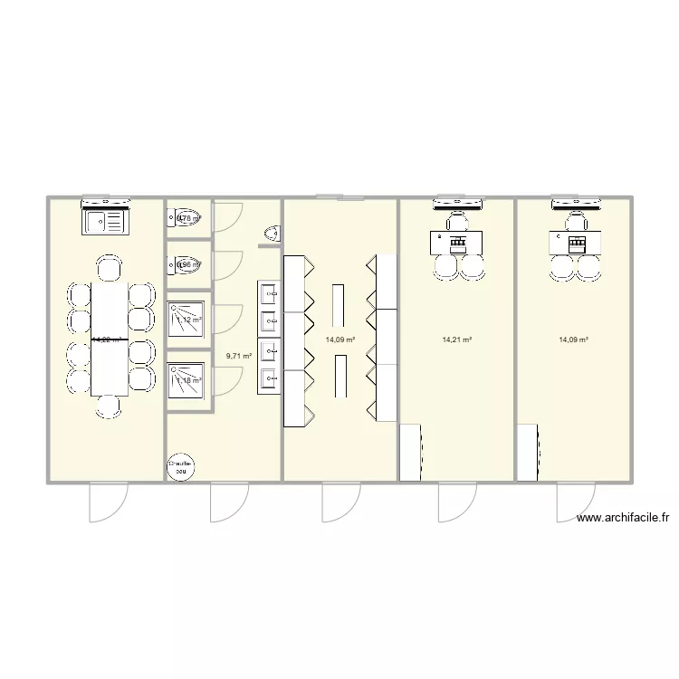 CHANTIER CHATUZANGE-LE-GOUBET 26100. Plan de 