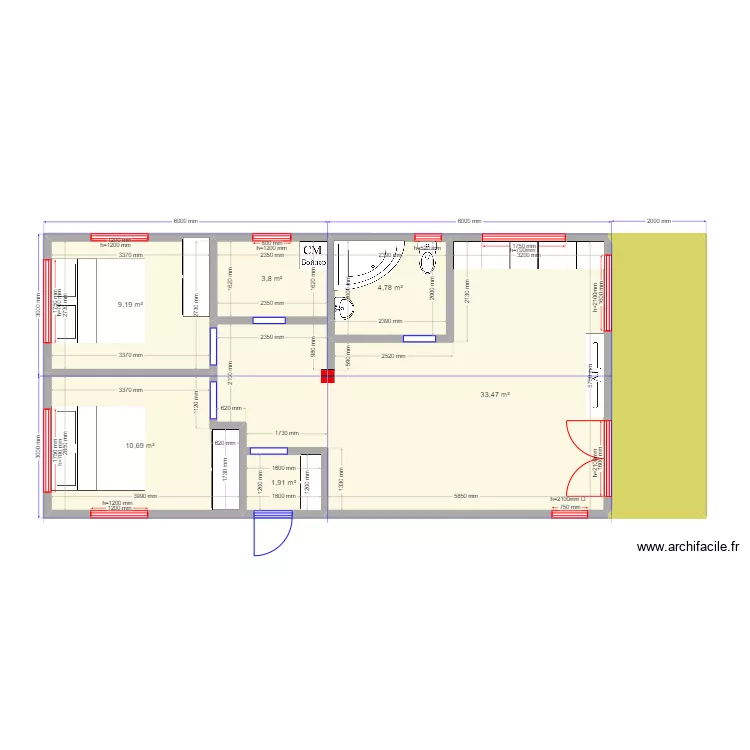 Барн Калязин. Plan de 