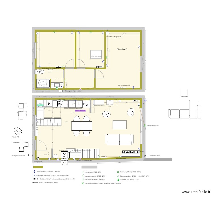 PLANS MAISON septembre 2025 9. Plan de 8 pièces et 189 m2