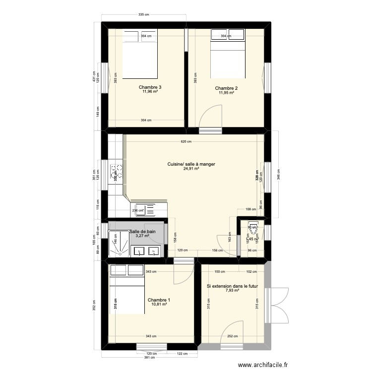 ST MAX. Plan de 7 pièces et 72 m2
