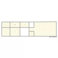 Maison Guadaloupe &agrave; gros carreaux en fa&ccedil;ade.