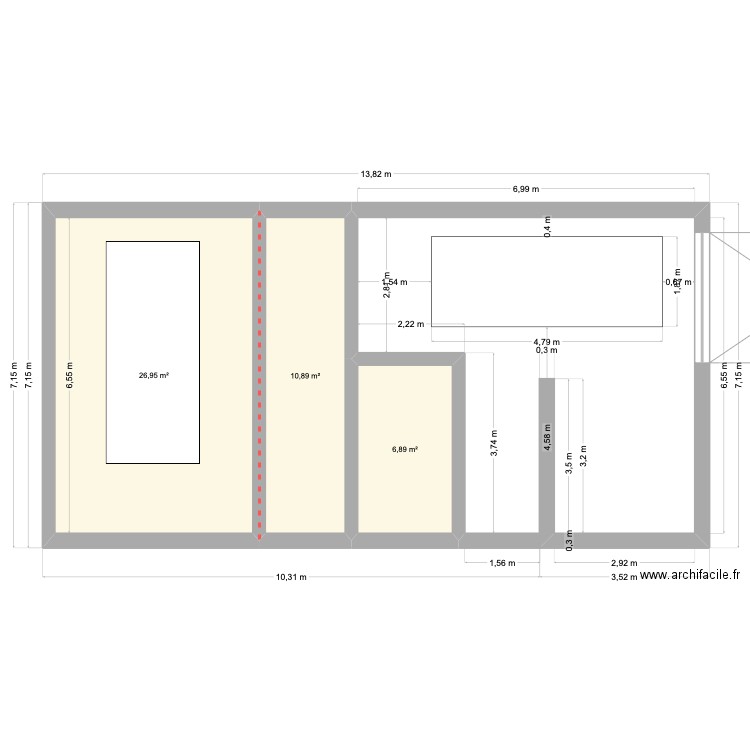 garage. Plan de 0 pièce et 0 m2
