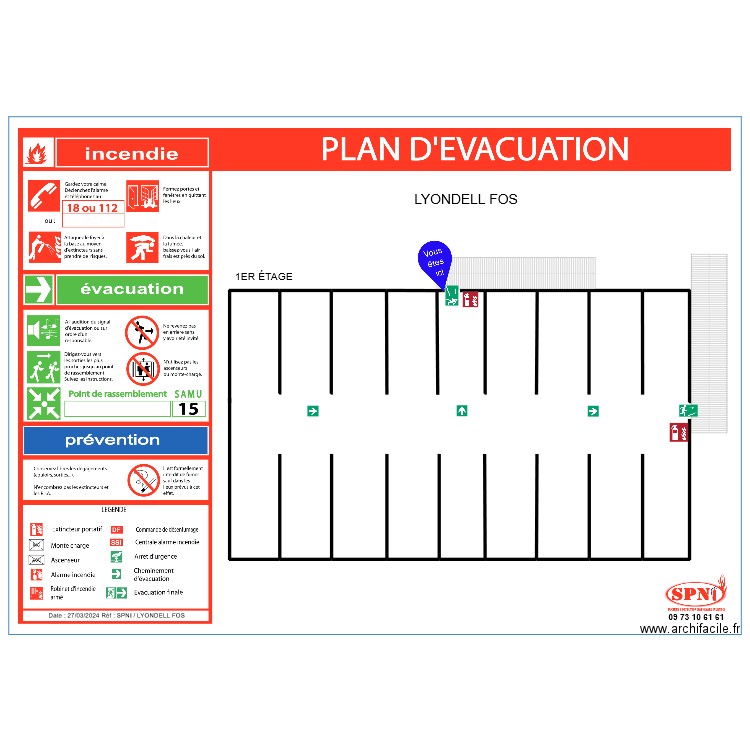 LYONDELL FOS 27/03/2024. Plan de 0 pièce et 0 m2