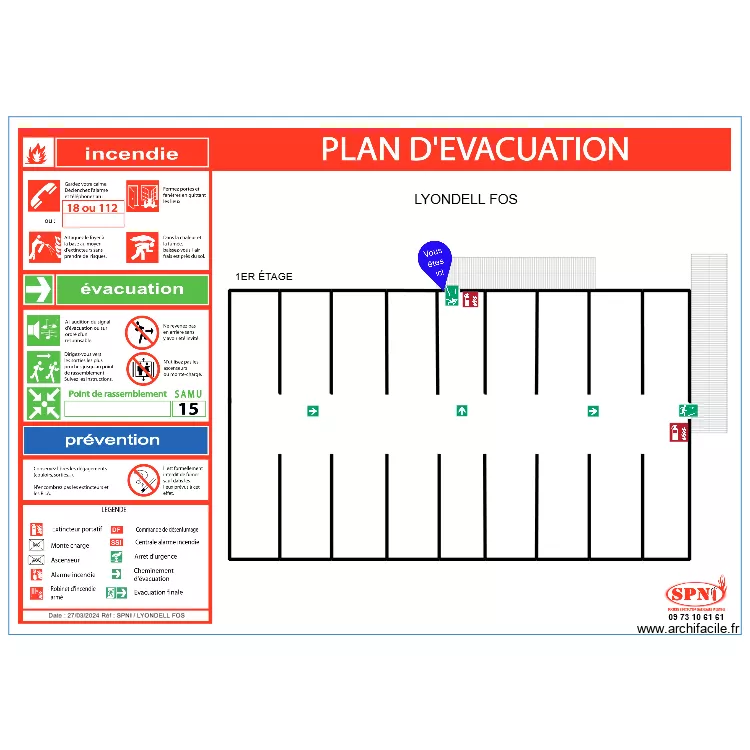 LYONDELL FOS 27/03/2024. Plan de LYONDELL FOS 27/03/2024. Plan de