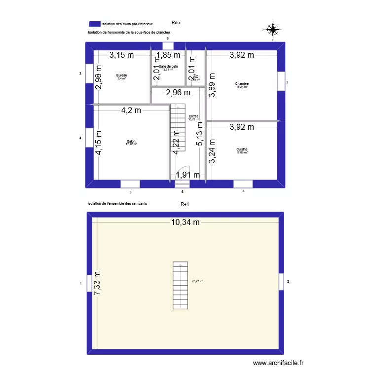 GALLET Pierre Jean. Plan de GALLET Pierre Jean. Plan de