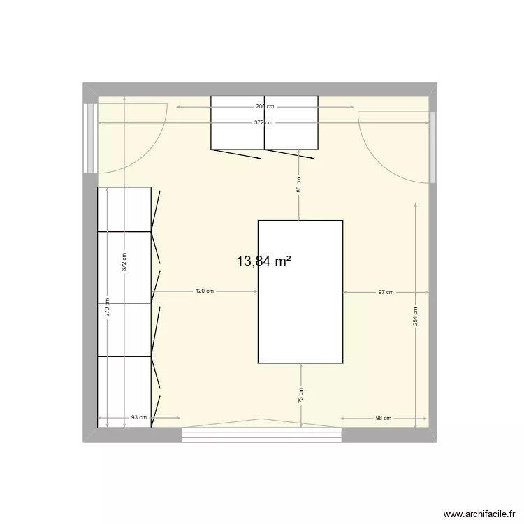 cuisine Logonna meublé 1. Plan de cuisine Logonna meublé 1. Plan de