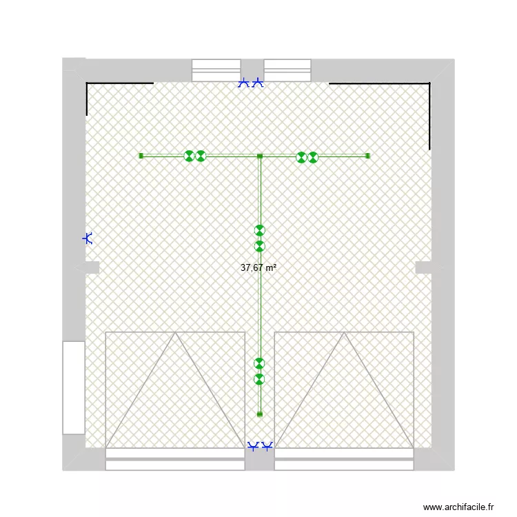 garage Malcorps. Plan de 