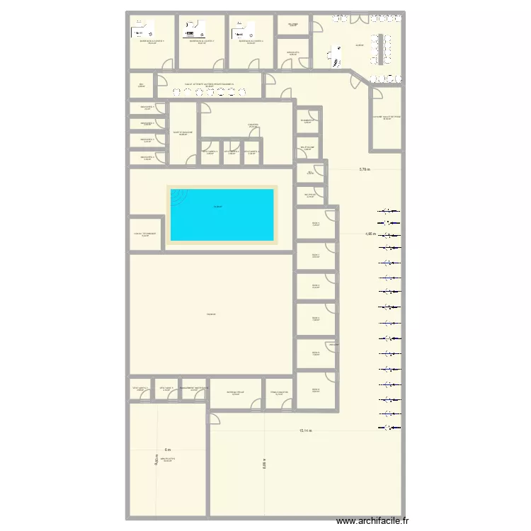 plan neoterra 5. Plan de 38  et 765 m²
