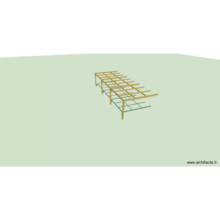 Pergola bois. Plan de Pergola bois. Plan de
