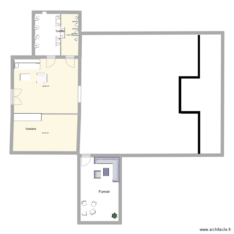 Boite . Plan de 0 pièce et 0 m2