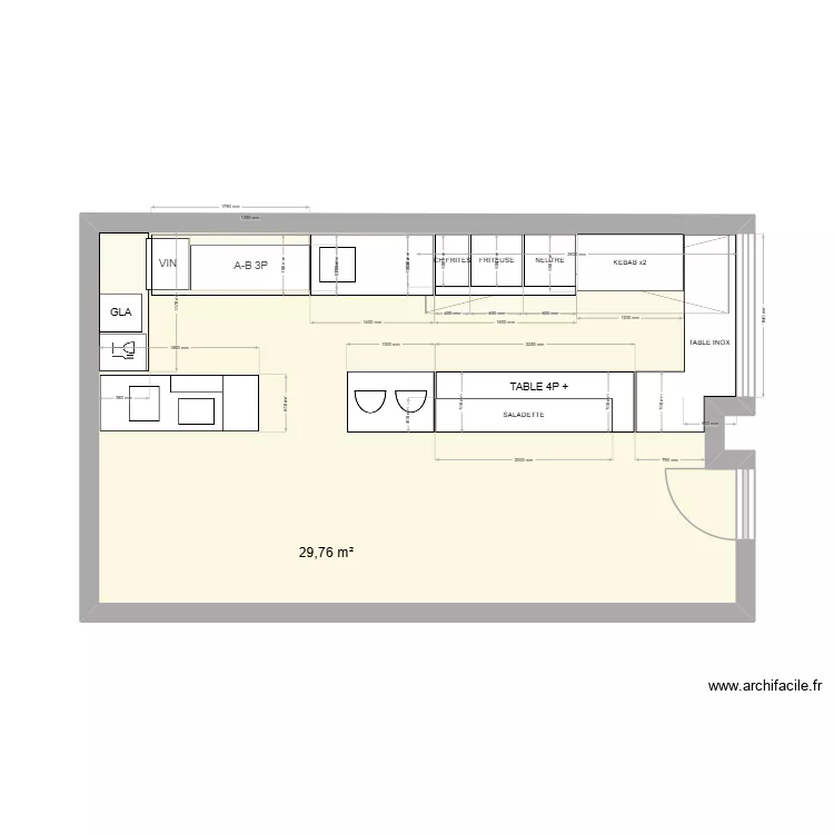 FRAU. Plan de 1 et 30 m² FRAU. Plan de 1 et 30 m²
