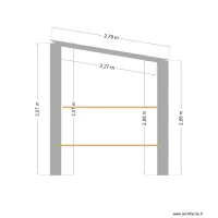 Palier 3 eme etage a fermer pour le froid
