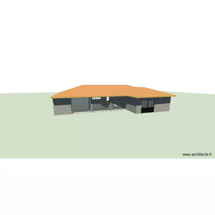 L MODIFIE. Plan de 13 Pièces et 150 m² L MODIFIE. Plan de 13 Pièces et 150 m²