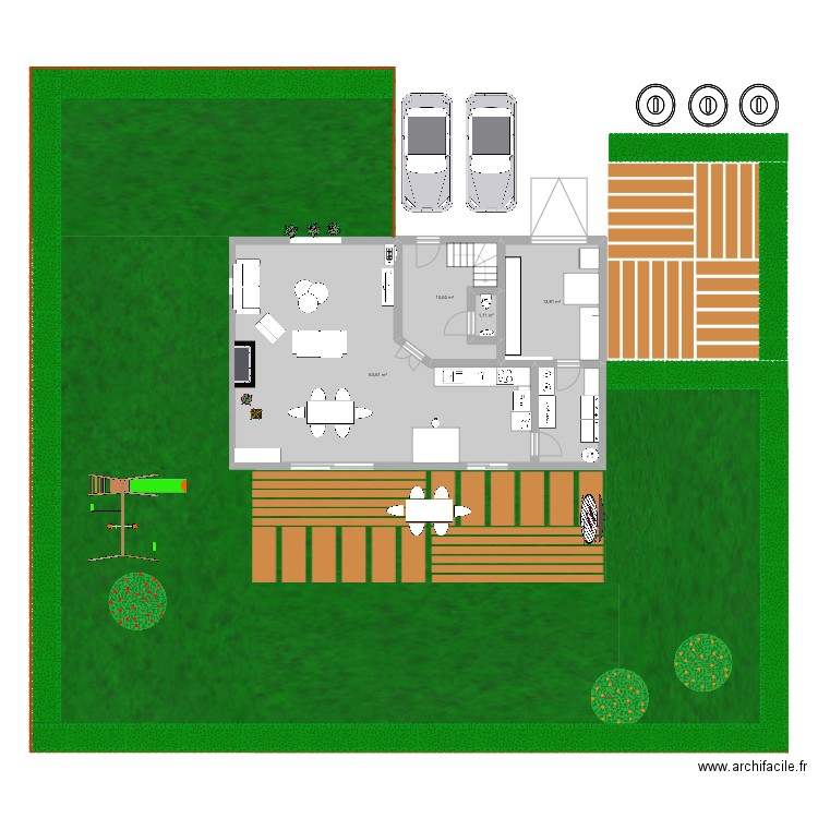 lardeur laurine. Plan de 10 pièces et 174 m2