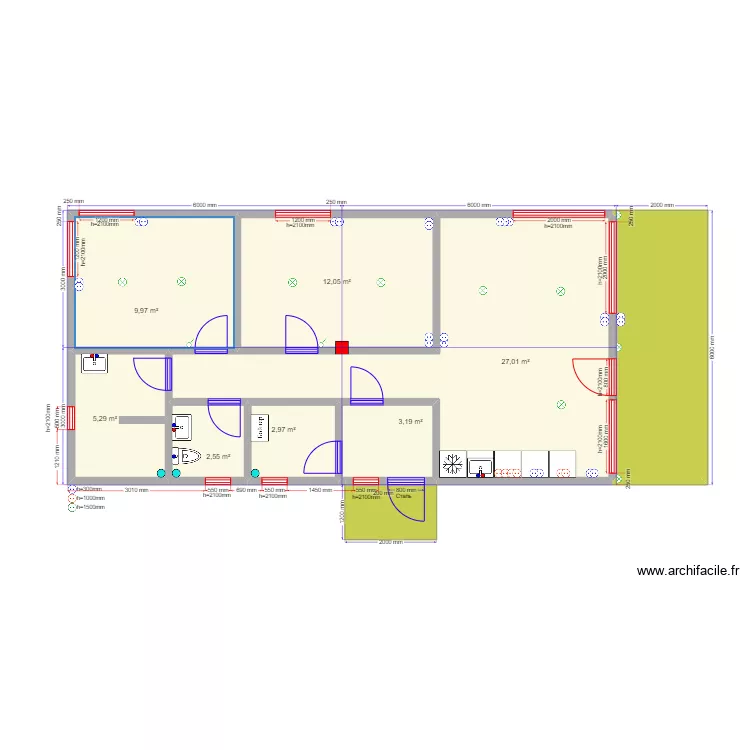 Песочнево хвс. Plan de 