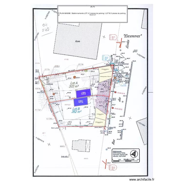 PARKING 218. Plan de PARKING 218. Plan de