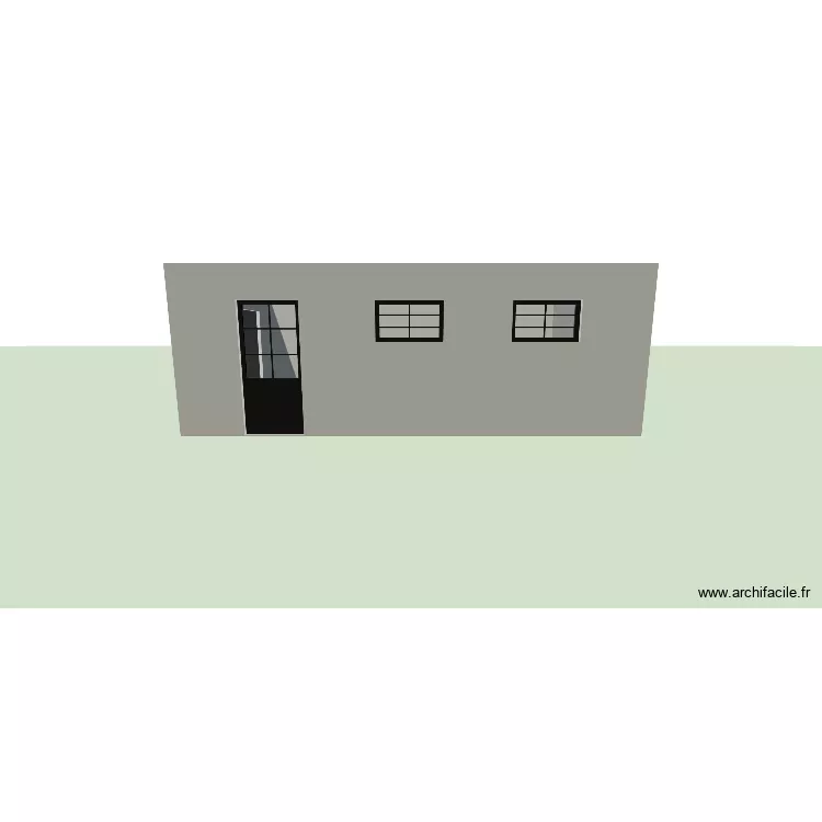 Garage annexe. Plan de 1 et 24 m² Garage annexe. Plan de 1 et 24 m²